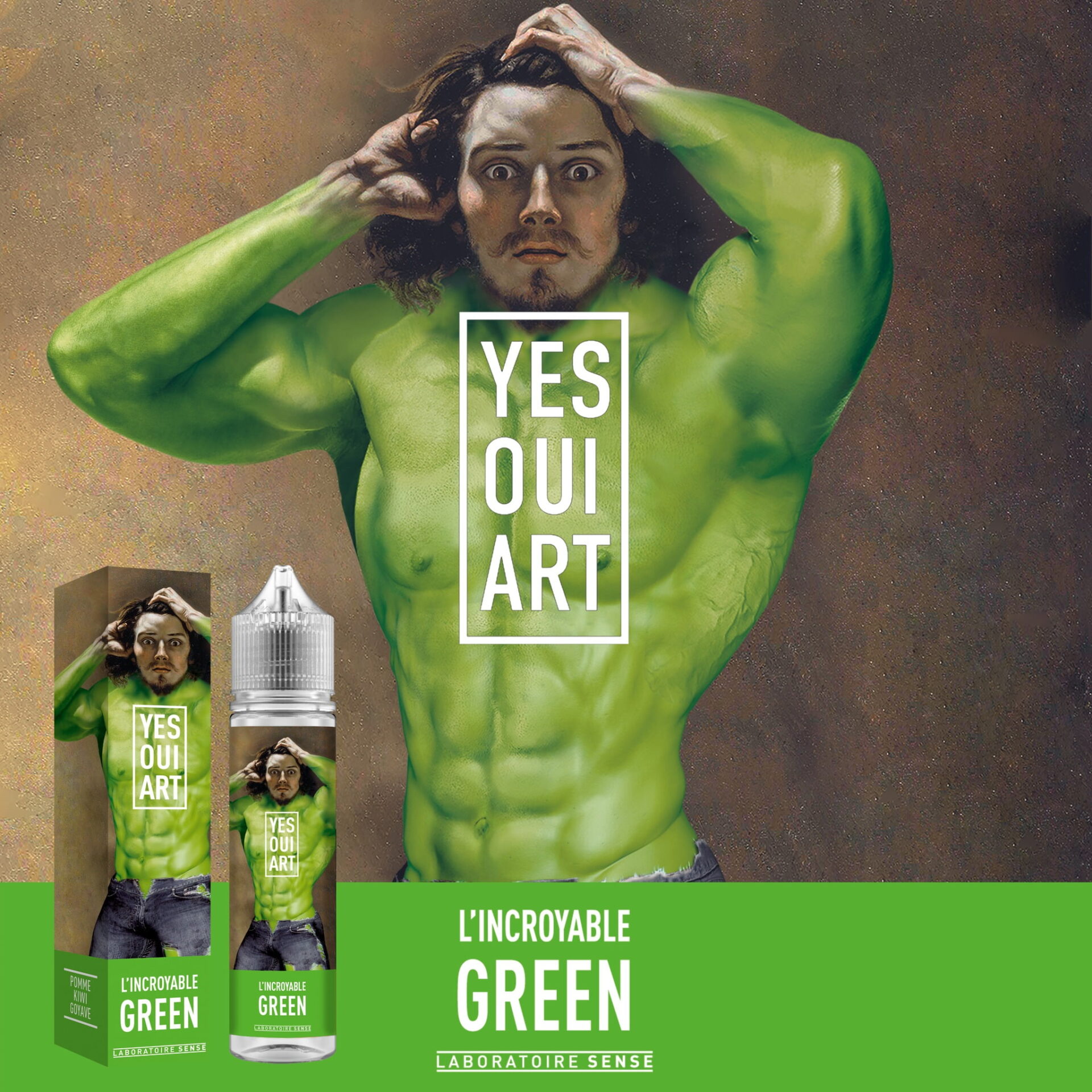 CC614FB6-0B9D-446A-B5E7-6A4FD4DDACFE L'incroyable Green Yes Oui Art 50 ml – Image 1