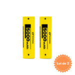 ACCU 35A CDR 21700 5000 MAH LISTMAN (+ BOITE RANGEMENT )